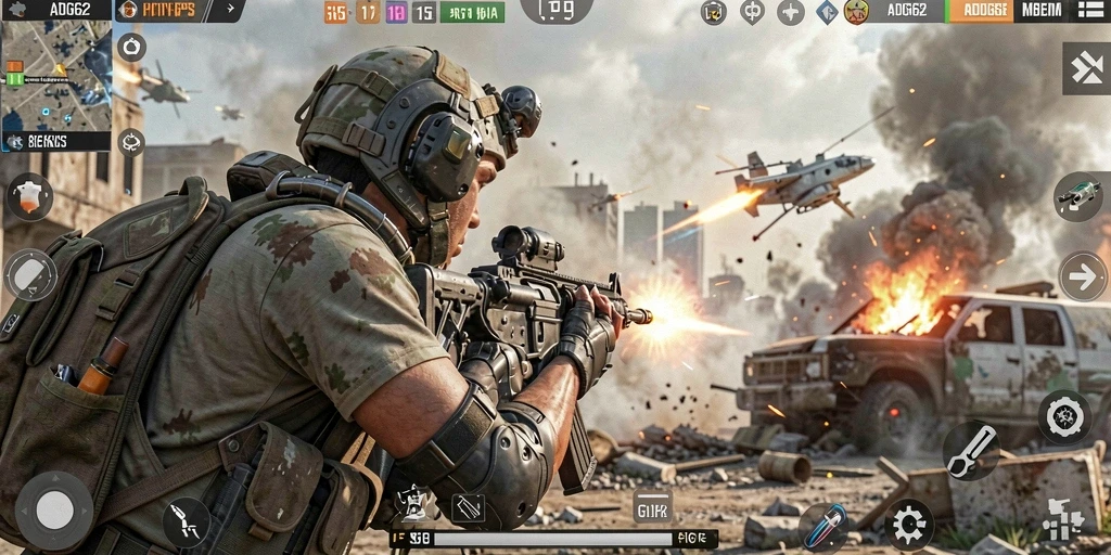 Screenshot gameplay ADG62 dengan grafis menawan dan aksi intens.