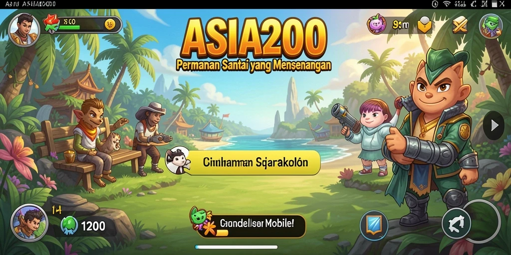 Tampilan menarik dari permainan ASIA200 yang penuh warna.
