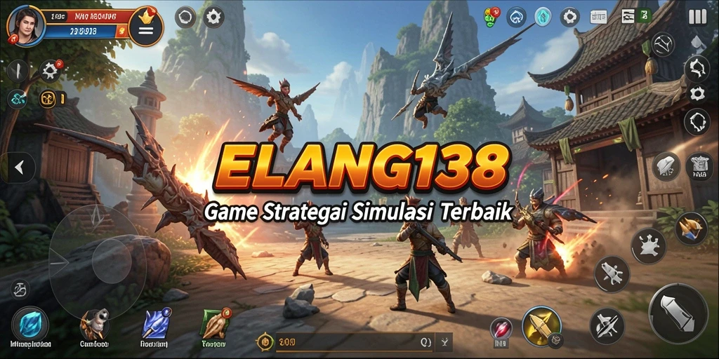 Tangkapan layar dari gameplay <strong>ELANG138</strong> dengan aksi pertempuran yang menegangkan.