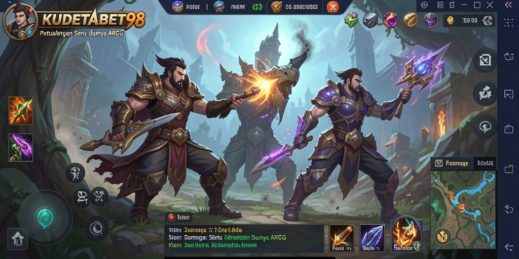 Screenshot KUDETABET98 menampilkan aksi seru dalam gameplay ARPG.