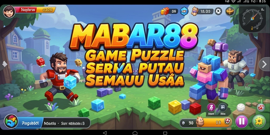 Screenshot gameplay MABAR88 menampilkan tantangan puzzle yang menarik.