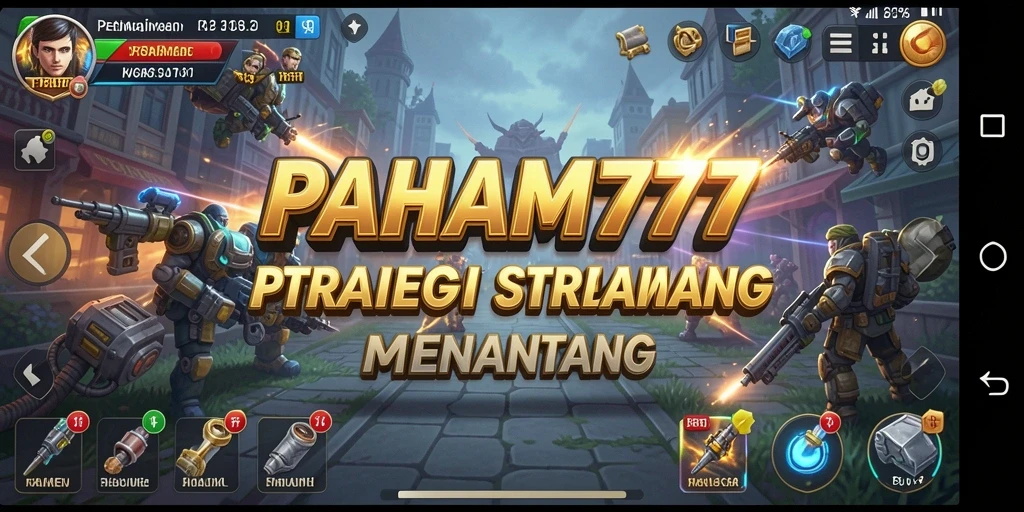 Tampilan gameplay strategis yang menegangkan di PAHAM777.