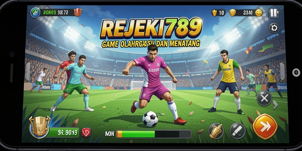 Screenshot gameplay menarik dari REJEKI789 yang menunjukkan aksi olahraga.