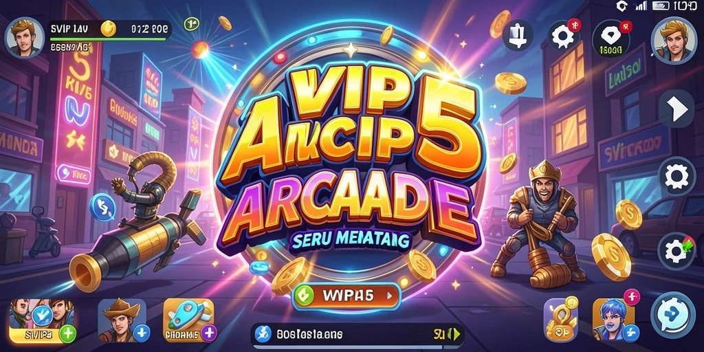 Tampilan menarik gameplay Arcade SVIP5 yang penuh aksi.