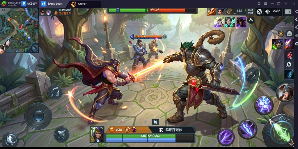 Screenshot gameplay VC5 yang seru dan mendebarkan.